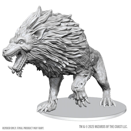 PRE-ORDER - D&D Nolzur's Marvelous Miniatures: Dire Worg - 1