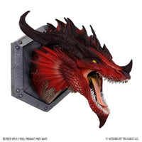 PRE-ORDER - D&D Replicas of the Realms: Red Dragon 12" Trophy Plaque