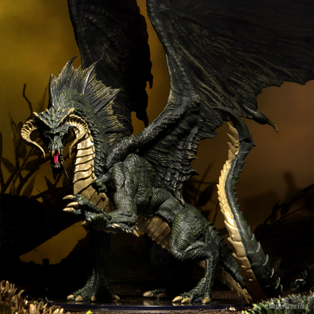 D&D Icons of the Realms: Adult Black Dragon Premium Figure – Shop ...