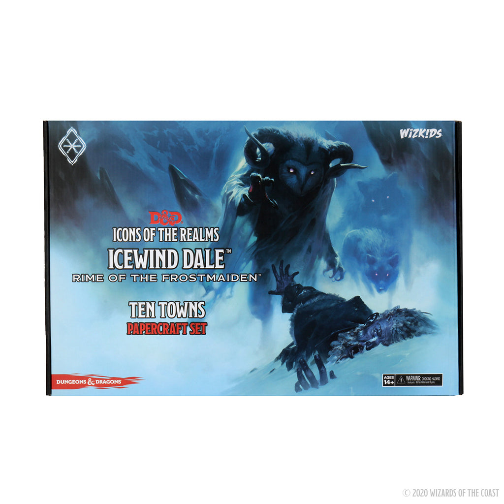 D&D Icons of the Realms: Icewind Dale: Rime of the Frostmaiden - Ten Towns Papercraft Set