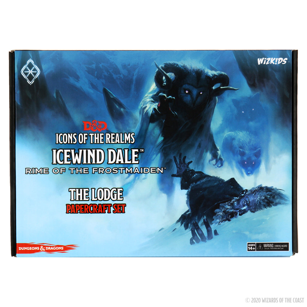 D&D Icons of the Realms: Icewind Dale: Rime of the Frostmaiden - The Lodge Papercraft Set