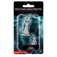 D&D Nolzur's Marvelous Miniatures - Drow Mage & Drow Priestess