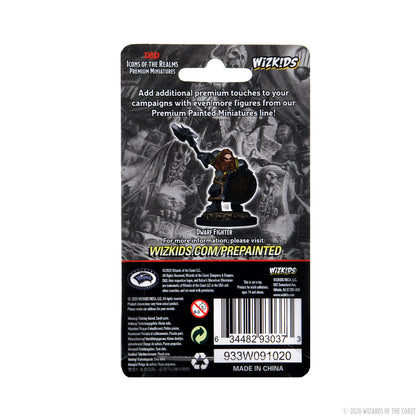 D&D Icons of the Realms Premium Figures: Dwarf Fighter Male - 2