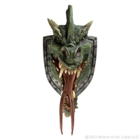 PRE-ORDER - D&D Replicas of the Realms: Green Dragon Trophy Plaque