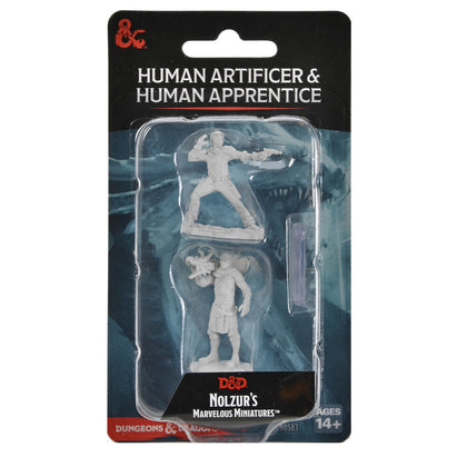 D&D Nolzur's Marvelous Miniatures: Human Artificer & Human Apprentice - 1