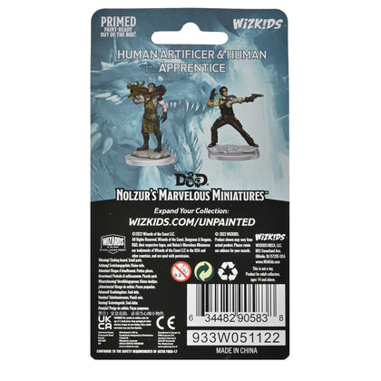 D&D Nolzur's Marvelous Miniatures: Human Artificer & Human Apprentice - 2
