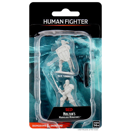 BACK-ORDER - D&D Nolzur's Marvelous Miniatures - Male Human Fighter - 1