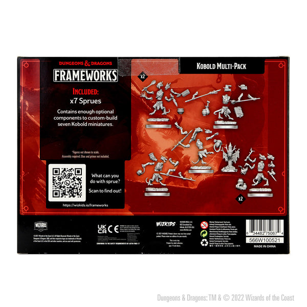D&D Frameworks: Kobolds - Unpainted and Unassembled – Shop Dungeon ...