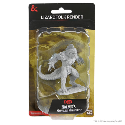 D&D Nolzur's Marvelous Miniatures: Lizardfolk Render - 1