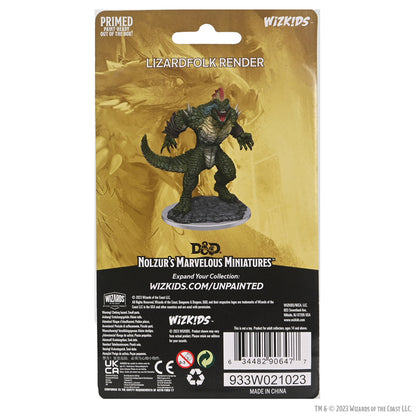 D&D Nolzur's Marvelous Miniatures: Lizardfolk Render - 2