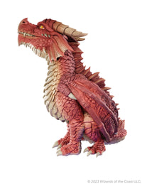 BACK-ORDER - D&D Replicas of the Realms: Red Dragon Wyrmling Foam Figure - 50th Anniversary