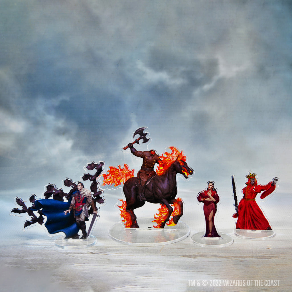 Set De Miniaturas 2D Para D&D - Van Richten's Guide To Ravenloft Set 1 - Prepintadas, Listas Para Jugar