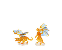 D&D Icons of the Realms: Fizban's Treasury of Dragons Topaz Wyrmling Promo