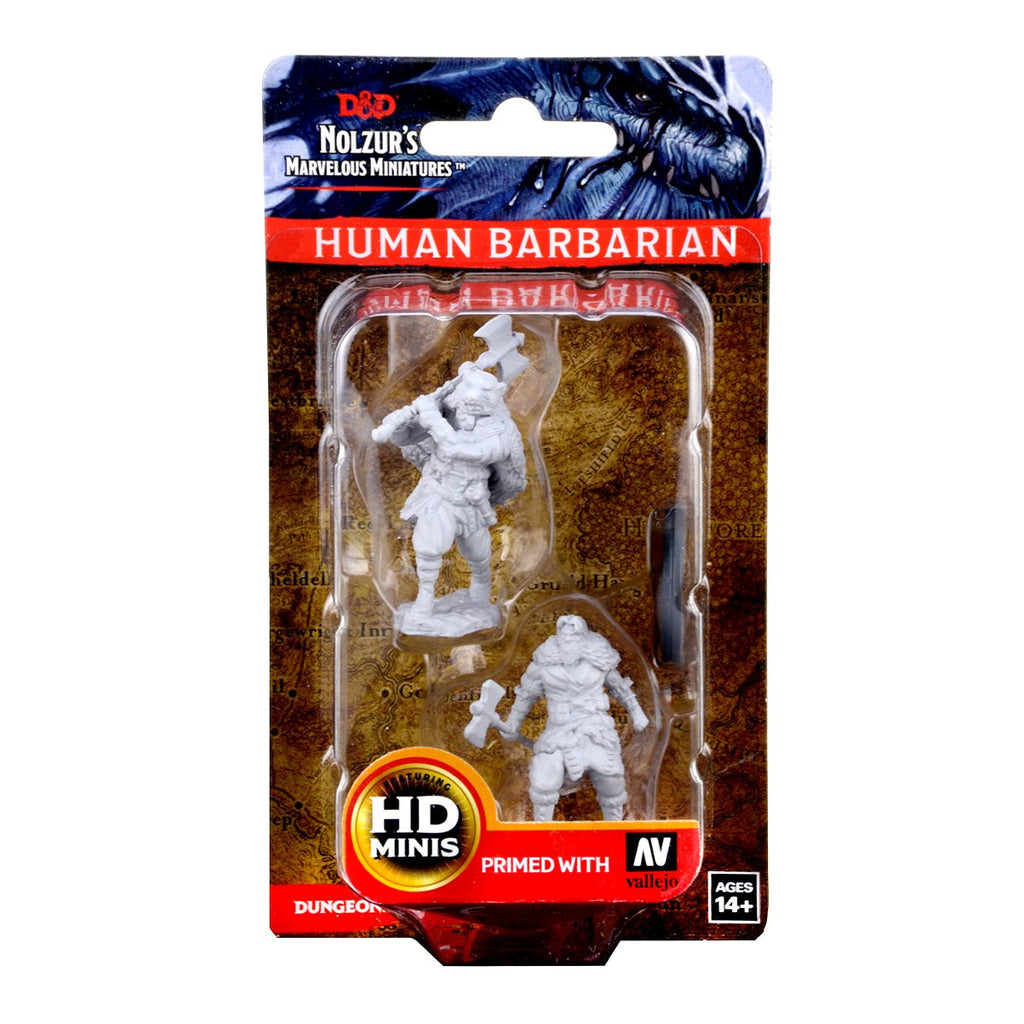 D&D Nolzur's Marvelous Miniatures: Human Male Barbarian