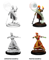 D&D Nolzur's Marvelous Miniatures: Fire Genasi Female Wizard