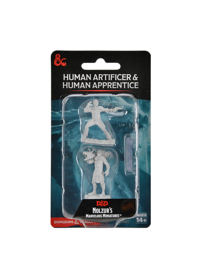 D&D Nolzur's Marvelous Miniatures: Human Artificer & Human Apprentice - 1