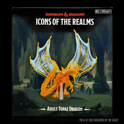 D&D Icons of the Realms: Adult Topaz Dragon - 2
