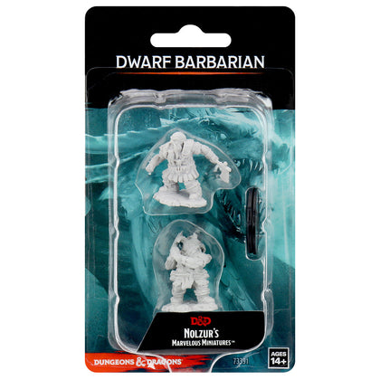 D&D Nolzur's Marvelous Miniatures: Male Dwarf Barbarian - 1