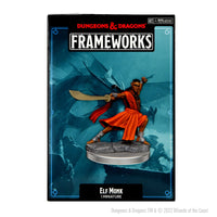 D&D Frameworks: Elf Monk Male - Unpainted and Unassembled