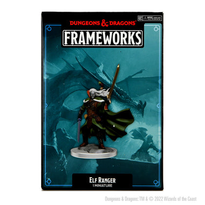 D&D Frameworks: Elf Ranger Male - Unpainted and Unassembled - 1