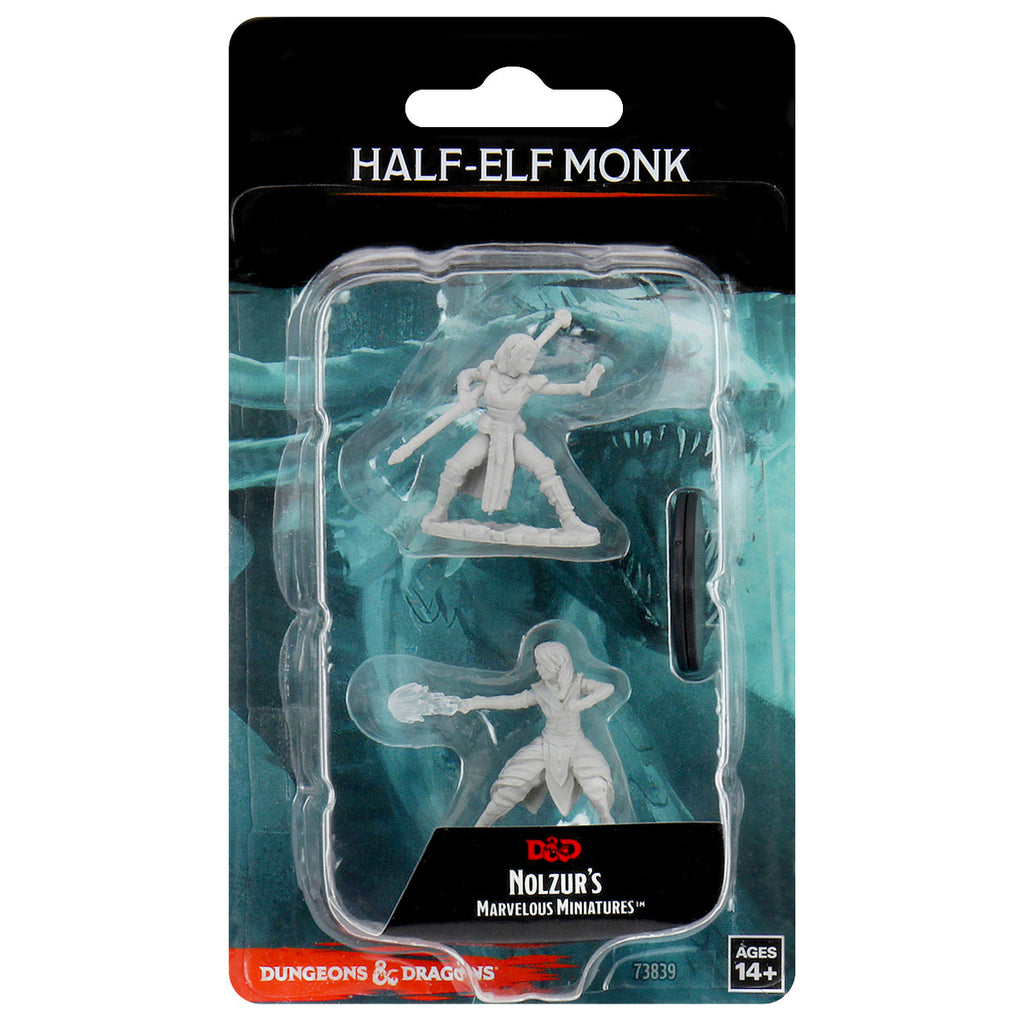 D&D Nolzur's Marvelous Miniatures - Female Half-Elf Monk