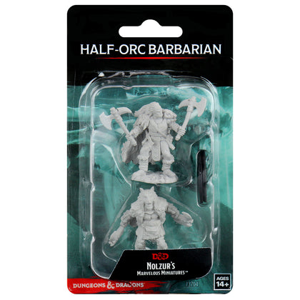 D&D Nolzur's Marvelous Miniatures - Male Half-Orc Barbarian - 1