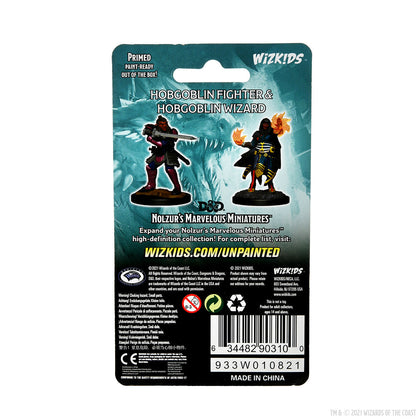 D&D Nolzur's Marvelous Miniatures: Hobgoblin Fighter Male & Hobgoblin Wizard Female - 2