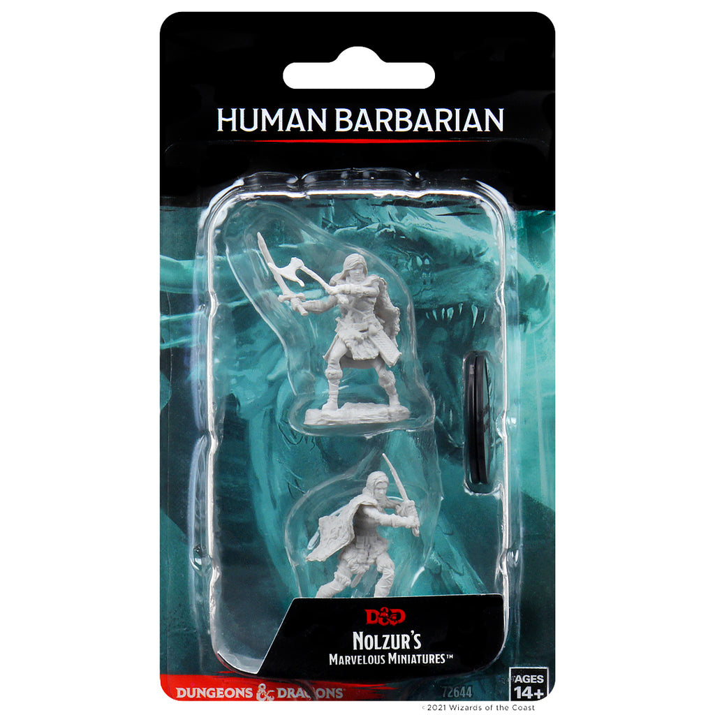D&D Nolzur’s Marvelous Miniatures: Human Female Barbarian