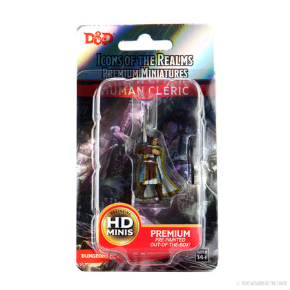D&D Icons of the Realms: Premium Painted Figure - Human Cleric Male - 1