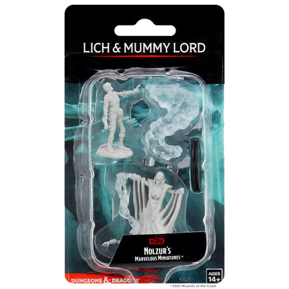 D&D Nolzur's Marvelous Miniatures - Lich & Mummy Lord - 1