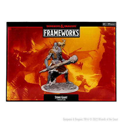 D&D Frameworks: Stone Giant - Unpainted and Unassembled - 1