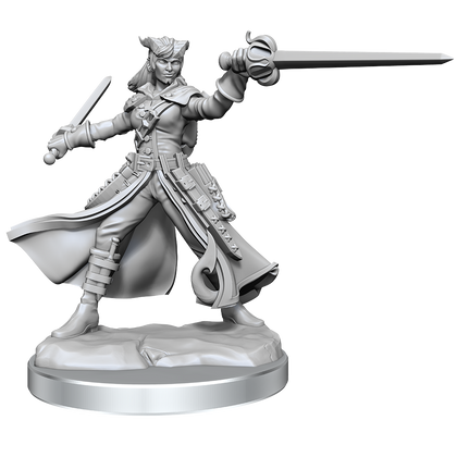 D&D Frameworks: Tiefling Rogue Female - Unpainted and Unassembled - 1