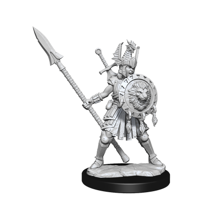 D&D Frameworks: Human Fighter Female - Unpainted and Unassembled - 1