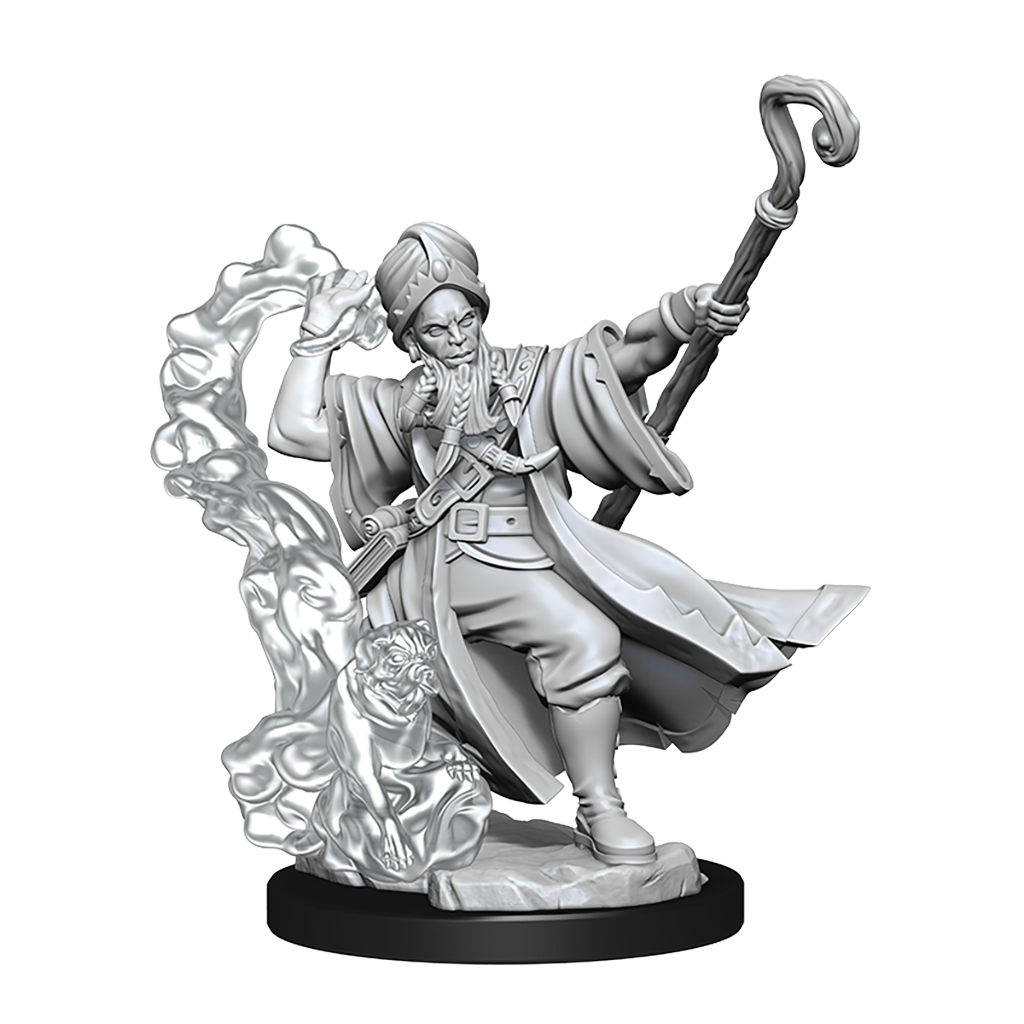D&D Frameworks: Human Wizard Male - Unpainted and Unassembled