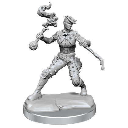 D&D Frameworks: Human Rogue Female - Unpainted and Unassembled - 1